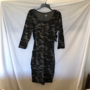 NWT New York & Co SoHo, form fitting! Stretch camouflage dress